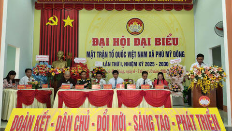 Đại hội đại biểu UBMTTQVN xã lần thứ I, nhiệm kỳ 2025 – 2030 thành công tốt đẹp.